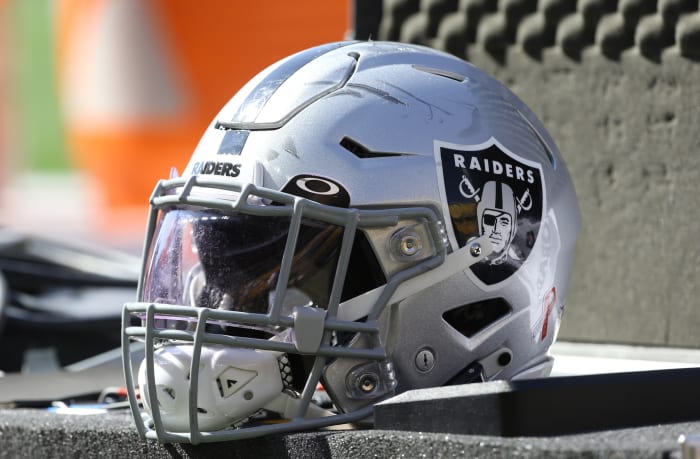 Las Vegas Raiders helmet